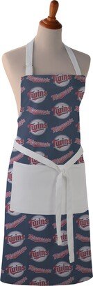 Minnesota Twins Prints Cotton Apron - Kitchen Cooking Bbq Full & Half Customizable Homemade Large Pocket