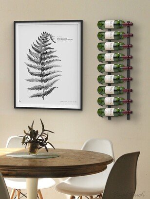 Final Touch Wall-Mounted Metal Wine Rack