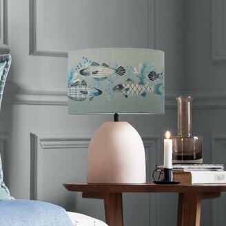 Voyage Maison Larissa Table Lamp with Barbeau Shade Seafoam (Blue)