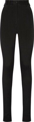 Skinny High-waisted Trousers-AB