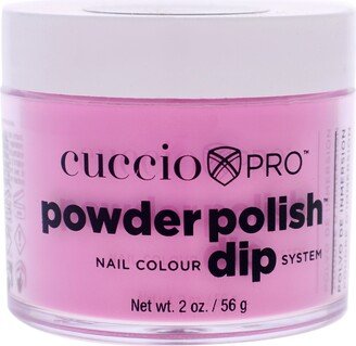 Pro Powder Polish Nail Colour Dip System - Bubble Gum Pink by Cuccio Colour for Women - 1.6 oz Nail Powder