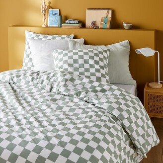 La Redoute Interieurs Miley Checked 100% Cotton Bed Set