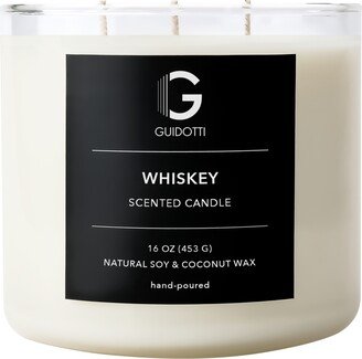 Guidotti Candle Whiskey Scented Candle, 3-Wick, 16 oz