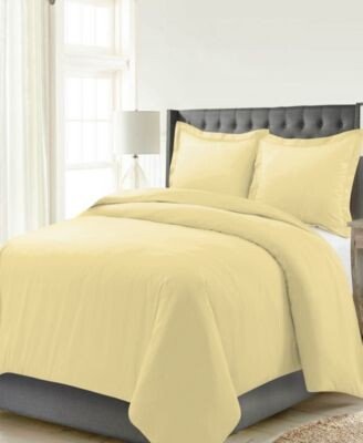 Luxury Weight Solid Cotton Flannel Duvet Cover Sets