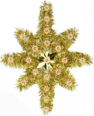 Northlight 21 Gold Star of Bethlehem Christmas Tree Topper - Clear Lights