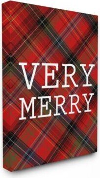 Very Merry Christmas Tartan Art Collection