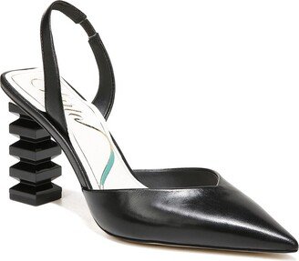 Angie Leather Slingback-AB