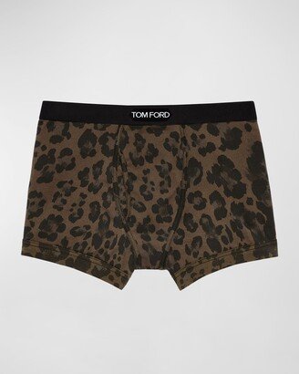 Men's Leopard-Print Boxer Brief