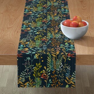 Table Runners: The Wild Garden - Night Table Runner, 72X16, Multicolor