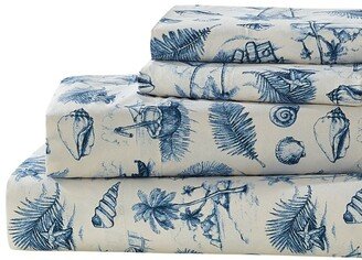 Seaside Resort Shore Breeze Printed Sheet Set, King