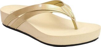 Revitalign Sandy Seas Flip-Flop (Gold) Women's Shoes