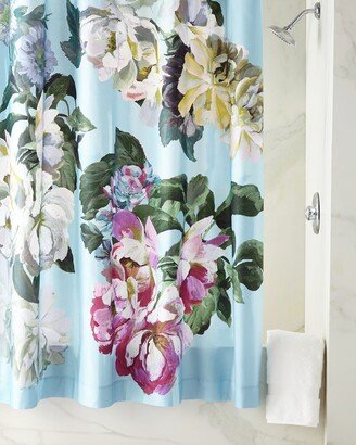 Delft Flower Sky Shower Curtain