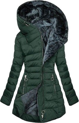 Leodye Black Fashion Friday Sales 2023 Plus Size WoWomen's Winter Coats WoWomens Jackets Fall Fashion 2023 Mid-Length Parka Winter Cyber Fall Monday Deals 2023