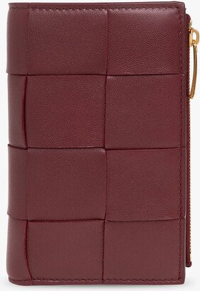 Leather Wallet - Burgundy-AA