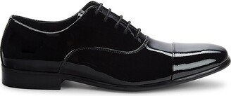 Saks Fifth Avenue Made in Italy Saks Fifth Avenue Women's Milano Cap Toe Patent Leather Oxfords