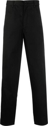 Straight-Leg Cotton Trousers-DW