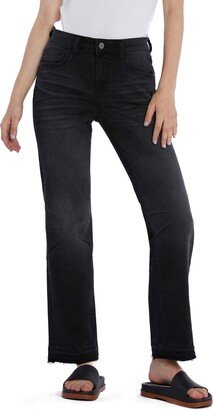 HINT OF BLU Rosa Release Hem Boyfriend Jeans