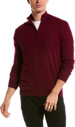 Cashmere 1/4-Zip Mock Sweater-AI