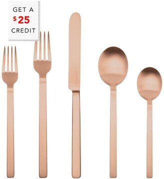 5Pc Flatware Set With $25 Credit-AA