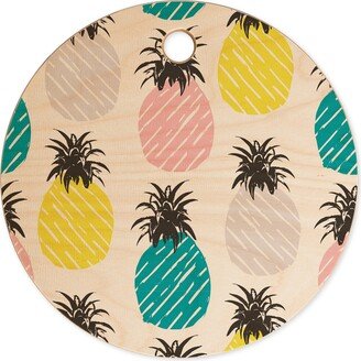 Zoe Wodarz Pineapple Pastel Cutting Board