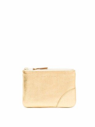 Small logo-embossed leather pouch