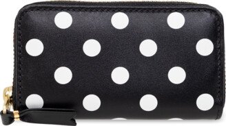 Pouch With Polka Dots Unisex - Black