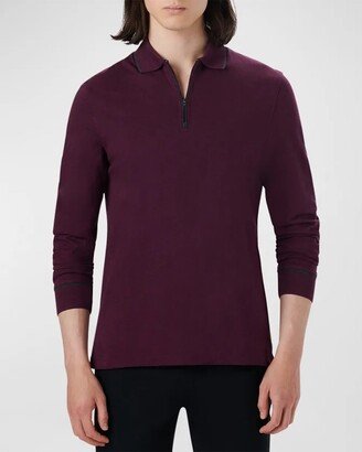 Men's Quarter-Zip Polo Shirt