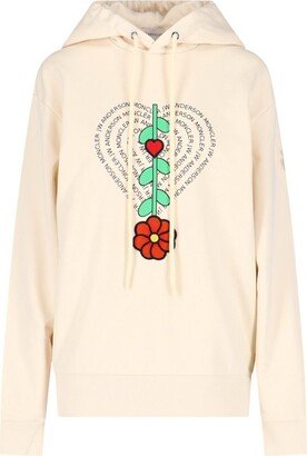 Moncler X JW Anderson Logo Patch Drawstring Hoodie