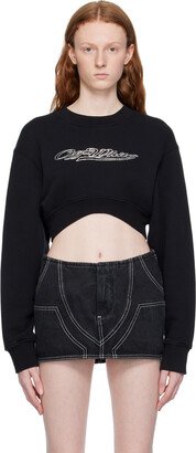 Black Bling Baseball Sweatshirt