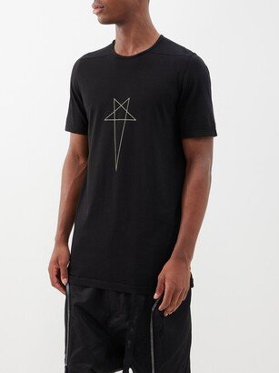 Pentagram-print Cotton-jersey T-shirt