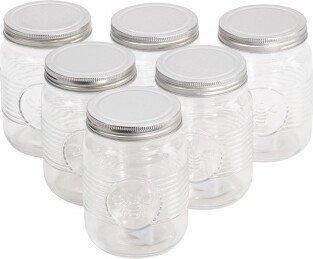 TJMAXX 6Pc 34Oz Bee Pantry Storage Jars