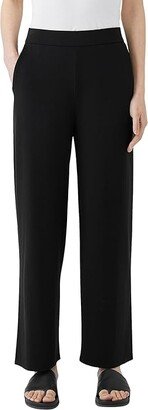 Straight Ankle Pants (Black) Women's Clothing-AA