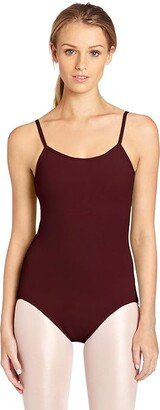 Women's Camisole Leotard With Adjustable Straps (Burgundy) Women's Jumpsuit & Rompers One Piece