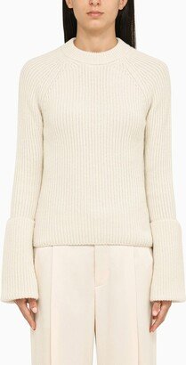 SASUPHI Ivory cashmere sweater