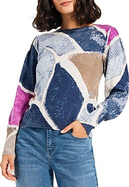 Printed Tiles Femme Sweater