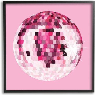 Stupell Dazzling Pink Disco Ball Framed Giclee Wall Art By Hey Bre Creative Studio-AA