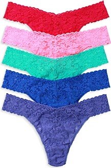 Holiday Original Rise Thongs, Set of 5