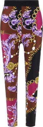 Printed Elasticated Waist Leggings