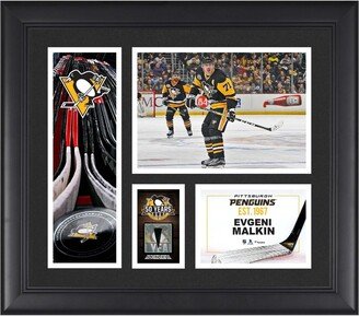 Fanatics Authentic Evgeni Malkin Pittsburgh Penguins Framed 15 x 17 Player Collage with a Piece of Game-Used Puck