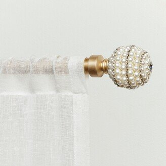 ATI Home Curtains Diana Curtain Rod and Finial Set