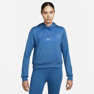 Women's Therma-FIT One Pullover Graphic Hoodie in Blue