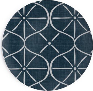 Salad Plates: Ovalesque - Blue Salad Plate, Blue