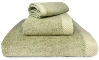 Luxury Viscose from Bamboo Cotton Towel Set, 3 Piece