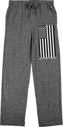 American Horror Story American Flag Men's Gray Heather Sleep Pajama Pants-Small