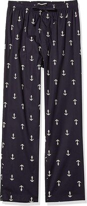 Men's Men's Comfort Space Dye Sleep Pants Sleepwear, -navy, Small (Navy) Pajama
