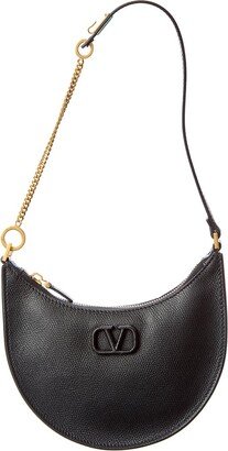 Vlogo Grainy Leather Shoulder Bag