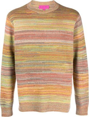 Melange-Effect Knit Jumper