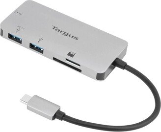 Targus USB-C Multi-Port Hub with Card Reader and 100W PD Pass-Thru