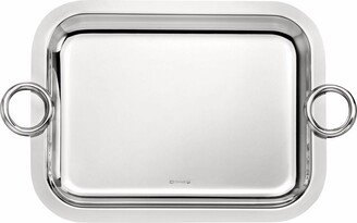 Vertigo 26cm x 20cm silver-plated rectangular tray