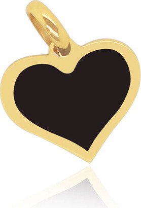 The Lovery Mini Onyx Heart Charm